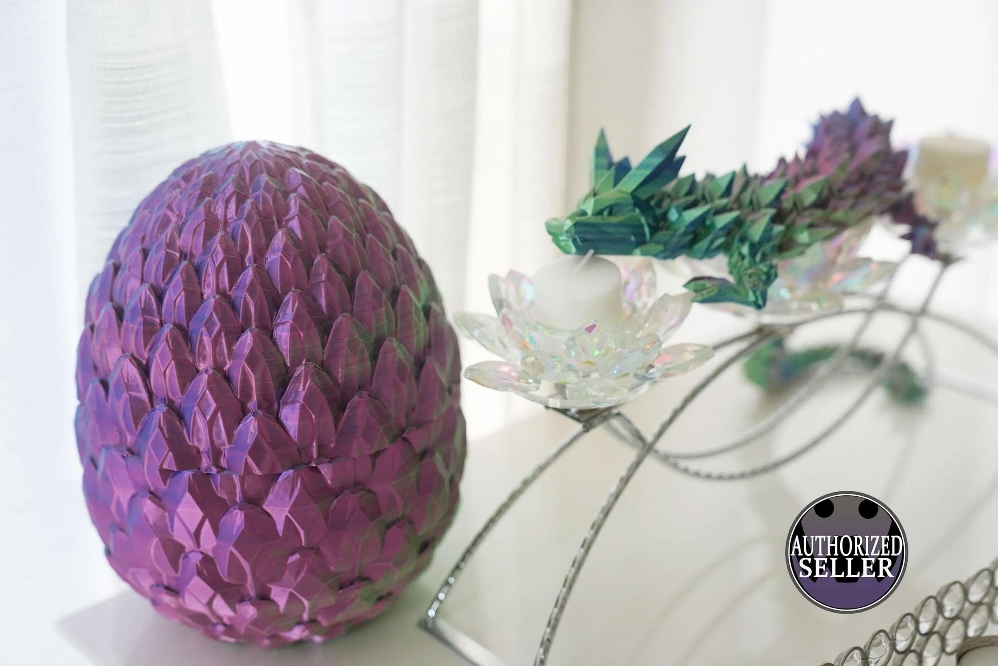 24&quot; Crystal Dragon with Dragon Egg