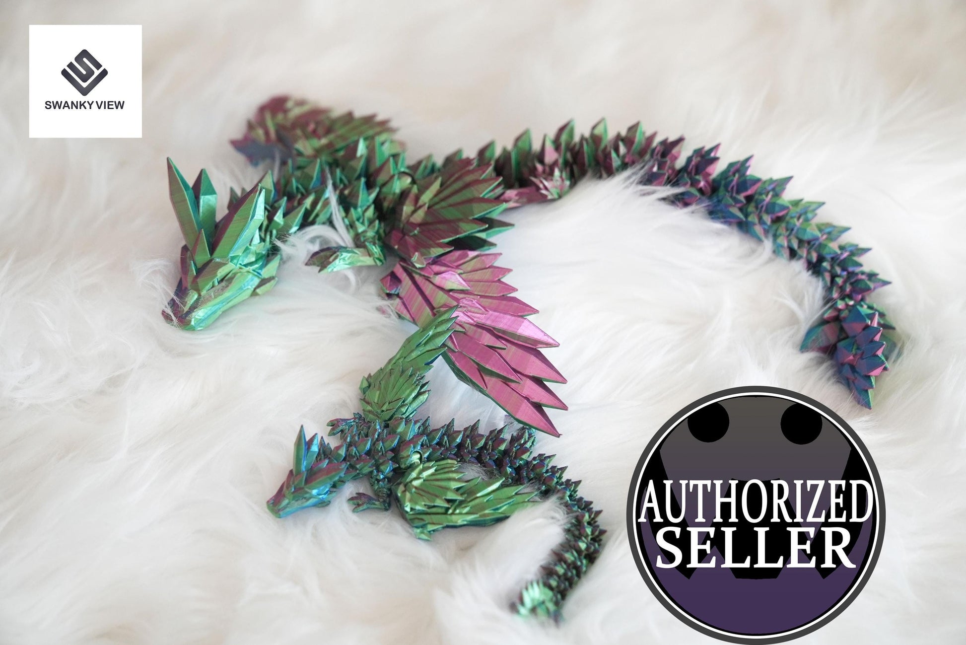 Crystal Wing Dragon 18&quot; and 9&quot; sizes