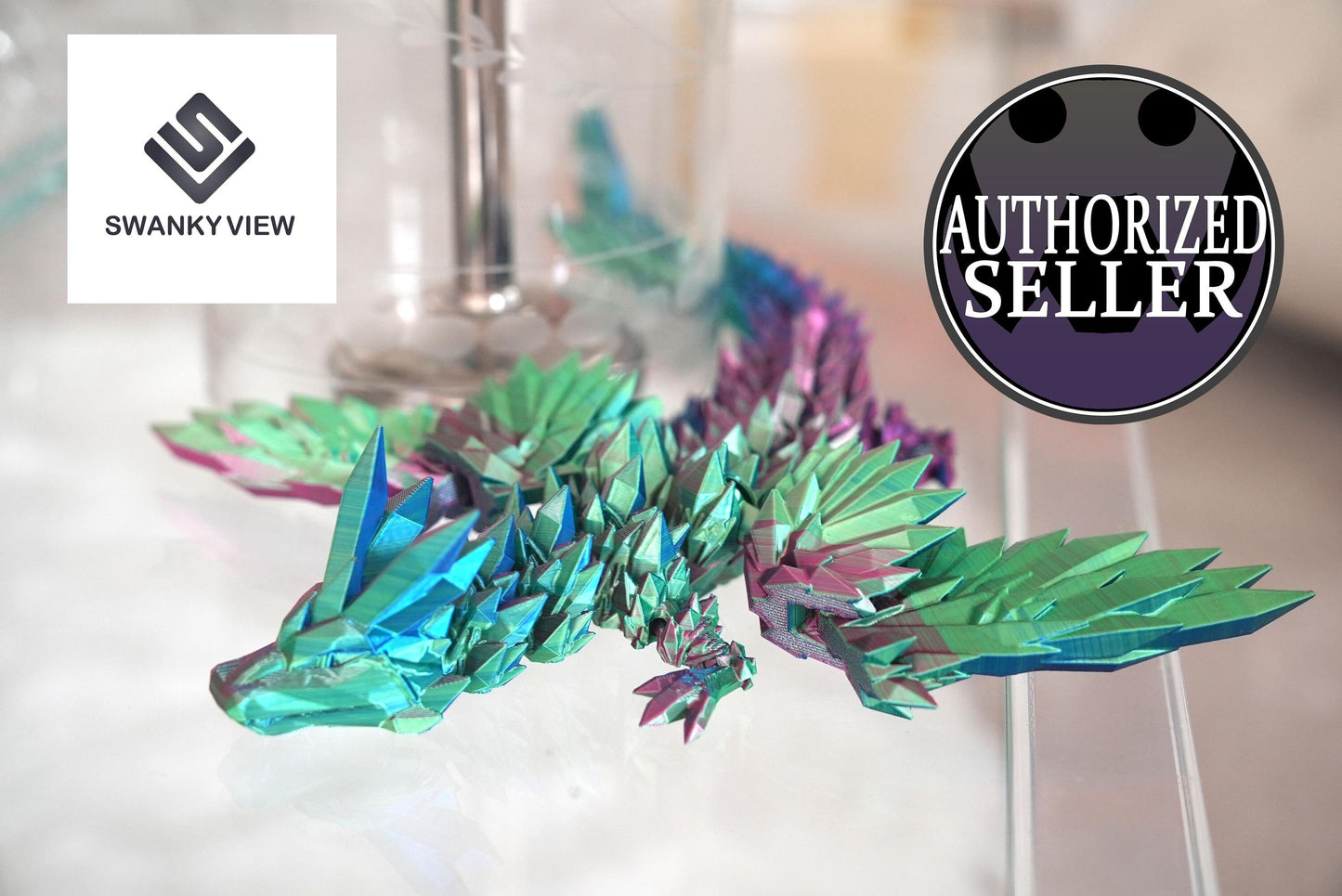 Crystal Wing Dragon Closeup