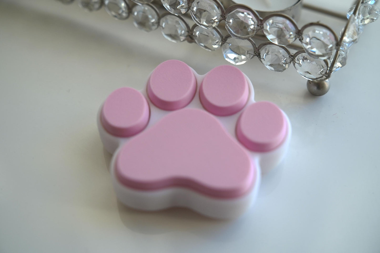 Cat Paw and Toe Beans Desk Fidget | Cat Paw Mechanical Clicker | Keyboard Stim Toy | ADHD, Sensory, ASMR Gift for Vet Tech and Pet Lovers