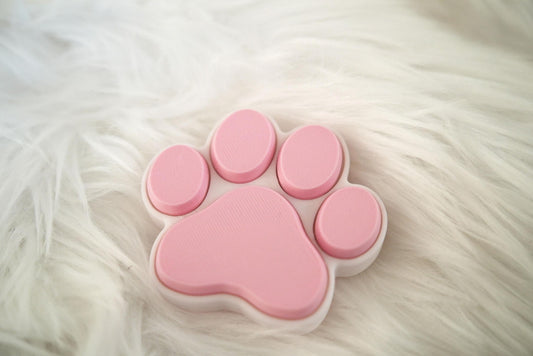 Closeup of Cat Paw Clicker Fidget
