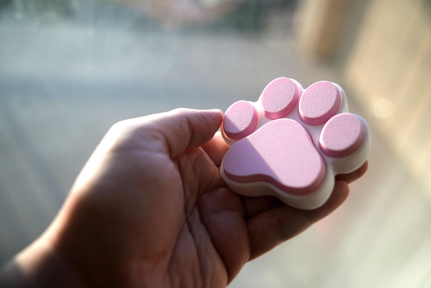 Cat Paw and Toe Beans Desk Fidget | Cat Paw Mechanical Clicker | Keyboard Stim Toy | ADHD, Sensory, ASMR Gift for Vet Tech and Pet Lovers