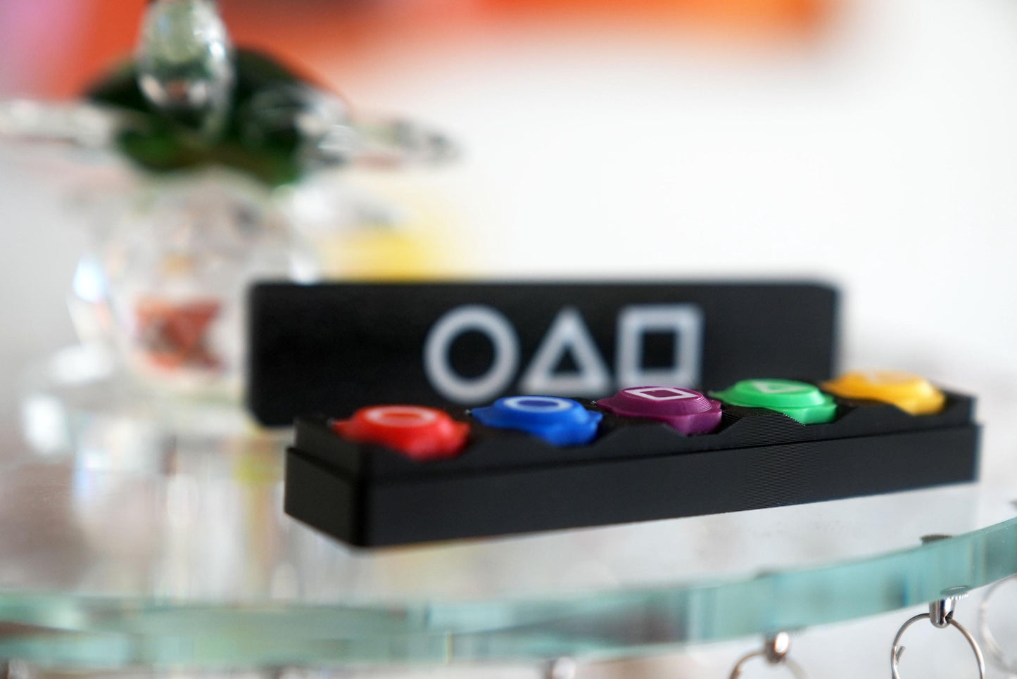 Premium Korean Gonggi Jacks Game Set - 5 Traditional Korean Gonggi Stones with Carrying Case | Bundle | Dice | 공기 | Weighted Bearings